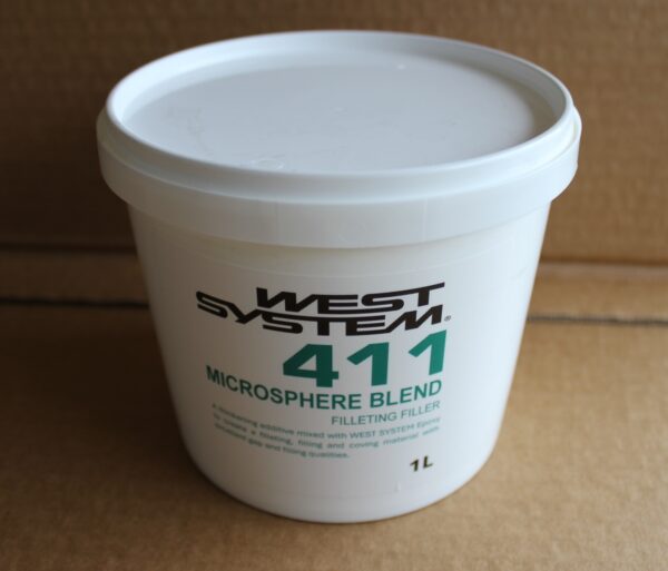 West System Microsphere Blend 411 1L Bucket (Filler Powder)