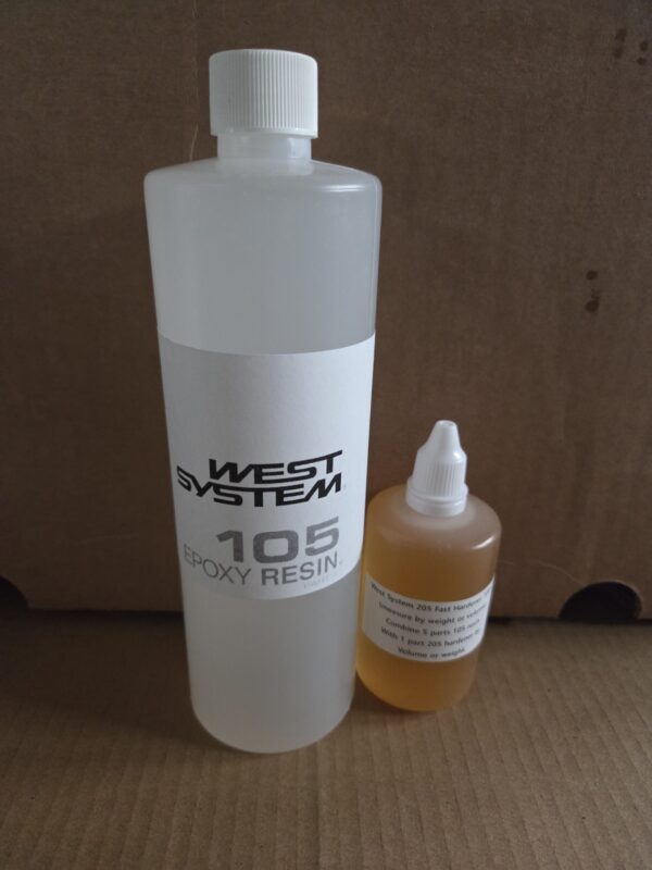 600ml Pack, 500ml 105 Resin 100ml 205 Fast Hardener